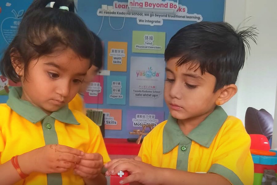 Children learning